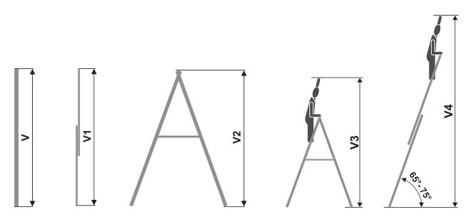 KÉT RÉSZES UNIVERZÁLIS ALUMÍNIUM LADDER 